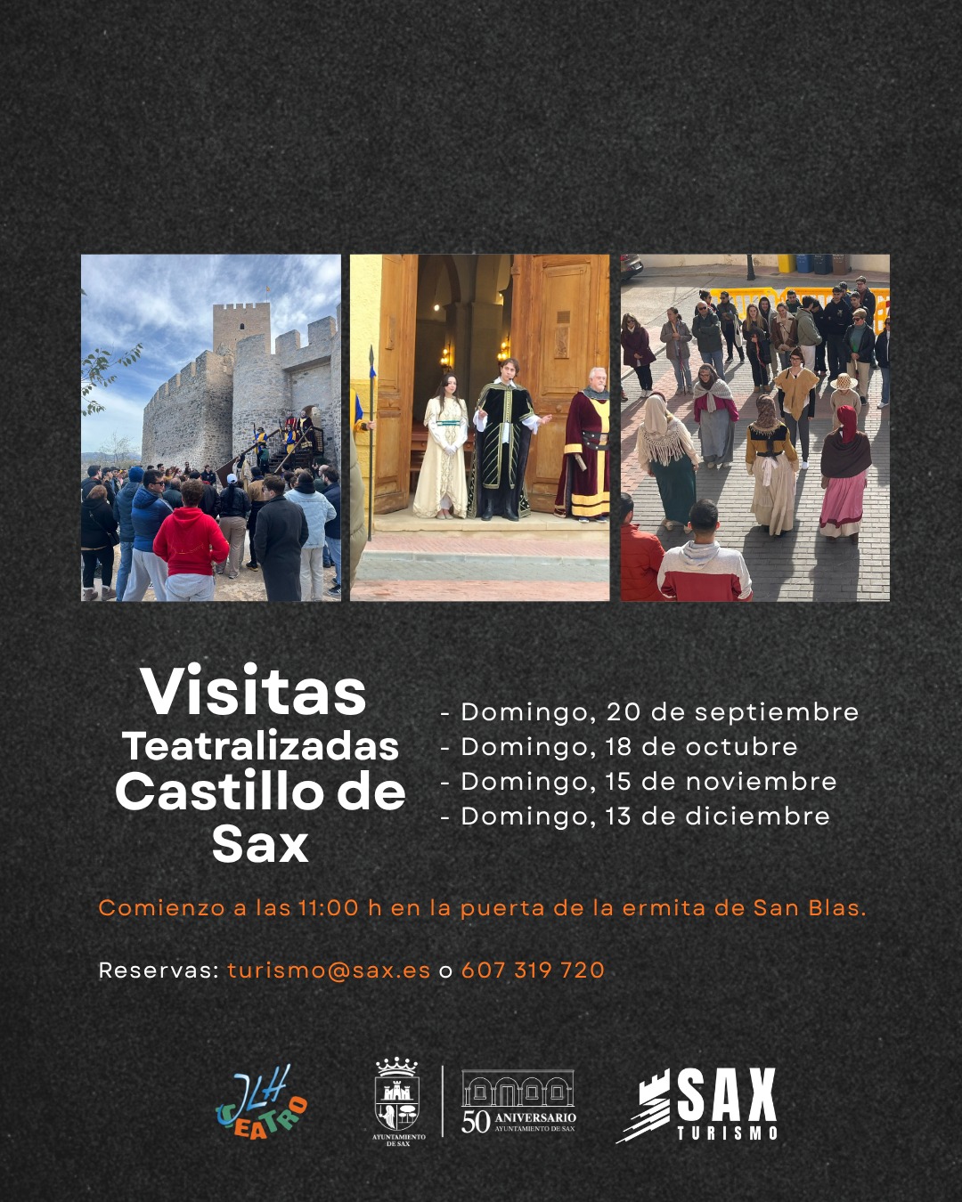 Visitas teatralizadas al Castillo de Sax