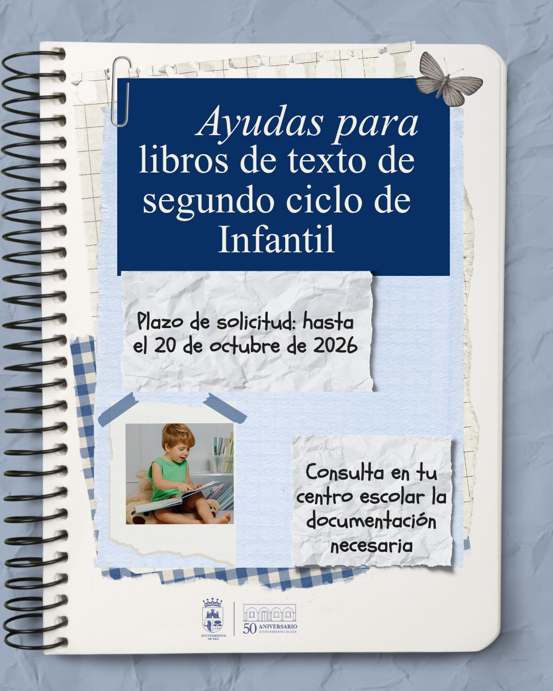 Ayudas para libros de texto Ayuntamiento de Sax